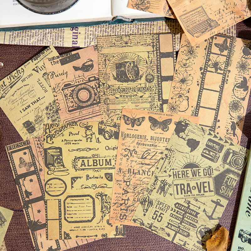 Nostalgic Old Times Collection Decorative Paper b2