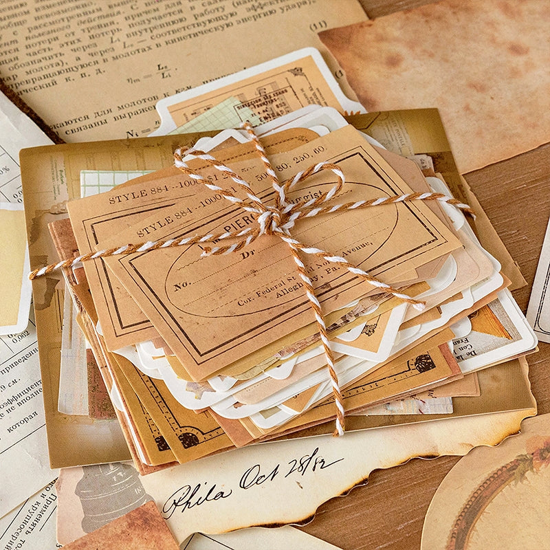 Note Set Series Ivory White Scrapbook Paper Pack b2