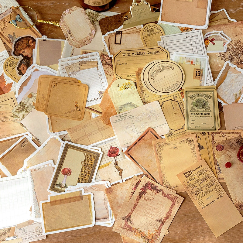 Note Set Series Ivory White Scrapbook Paper Pack b3