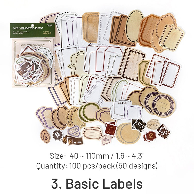Note Set Series Ivory White Scrapbook Paper Pack sku-3