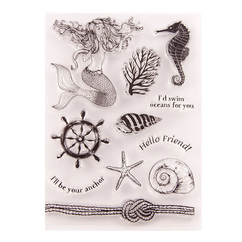 Ocean Clear Silicone Stamp sku
