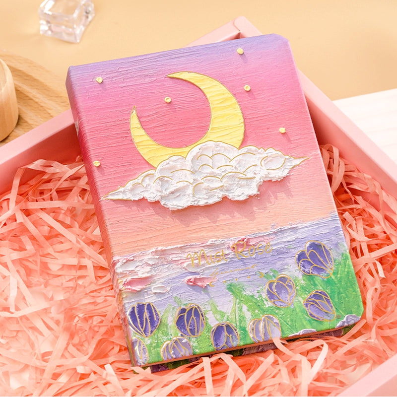 Oil Painting Journal Set in Sky and Moon Gift Box b3