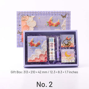 Oil Painting Journal Set in Sky and Moon Gift Box sku-2