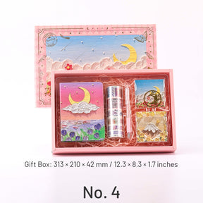 Oil Painting Journal Set in Sky and Moon Gift Box sku-4