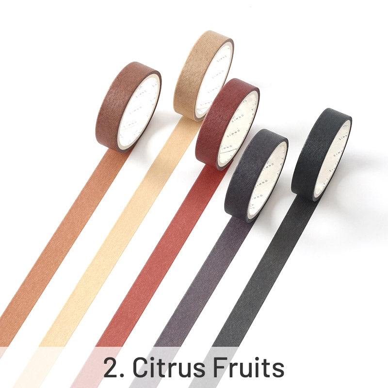 Oil Painting Series Solid Color Washi Tape Set sku-2