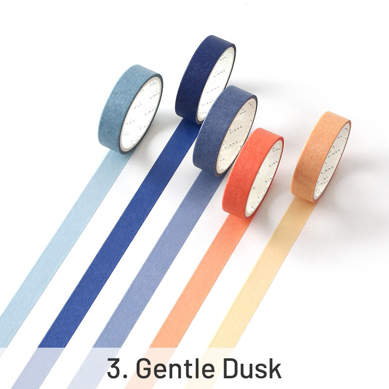 Oil Painting Series Solid Color Washi Tape Set sku-3