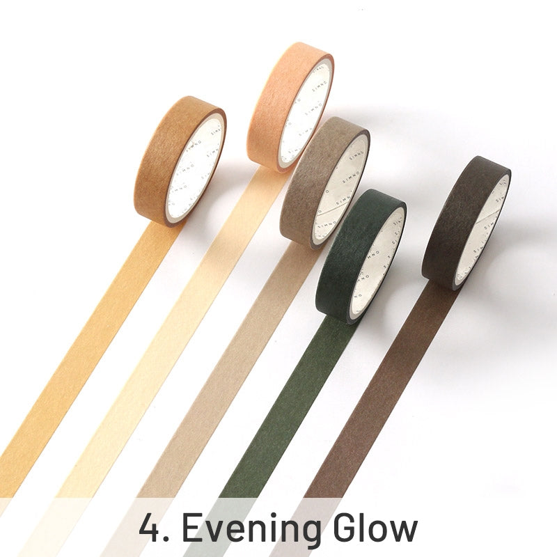 Oil Painting Series Solid Color Washi Tape Set sku-4