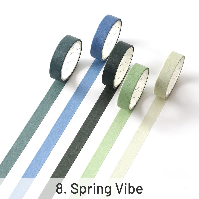 Oil Painting Series Solid Color Washi Tape Set sku-8