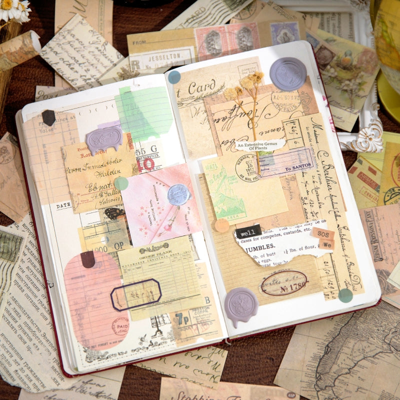 Old Times Journal Paper Pack - Manuscript, Letters b4