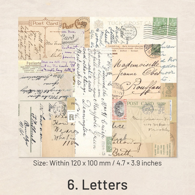 Old Times Journal Paper Pack - Manuscript, Letters sku-6