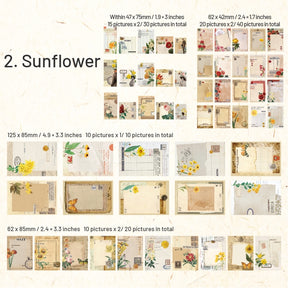 Old Times Scrapbook Paper - Newspaper, Flowers sku-2