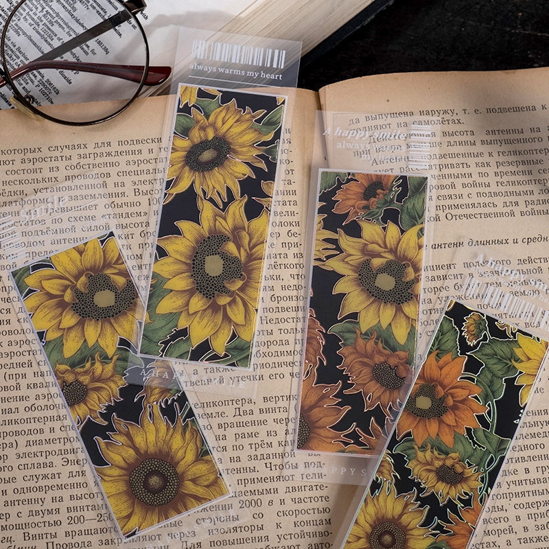 One Page of Flowes Series Plant Bookmarks b7