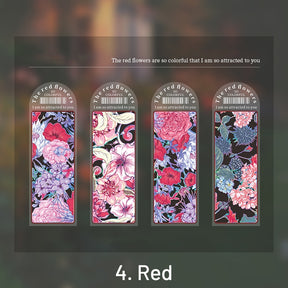 One Page of Flowes Series Plant Bookmarks sku-4