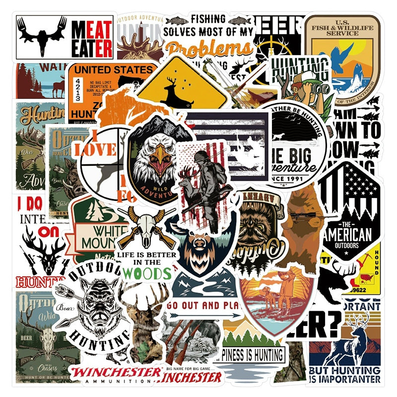 Outdoor Hunting Vinyl Stickers - Stamprints