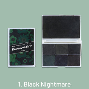 Pearlescent Seven-Color Boxed Ink Pad Set sku-1
