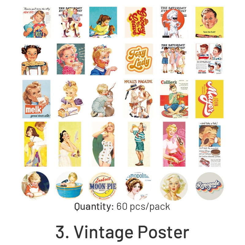 People Coated Paper Stickers - Girl, Teen, Poster, Garden sku-3