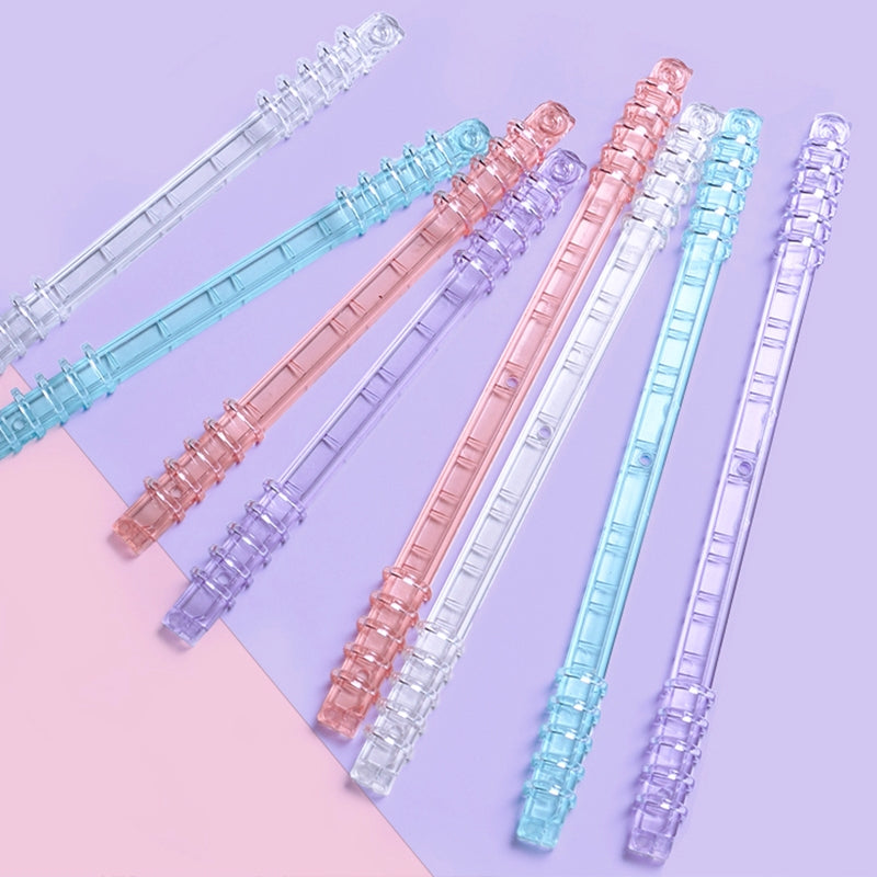 Perforated Loose Leaf Paper Plastic Clip Binding Rings a