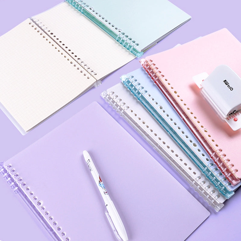 Perforated Loose Leaf Paper Plastic Clip Binding Rings b