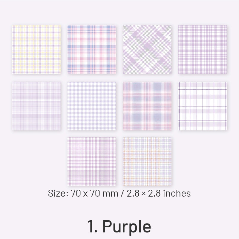 Plaid Notes Scrapbook Paper sku-1