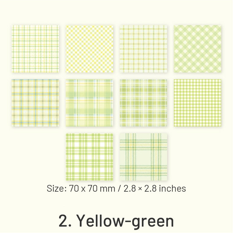 Plaid Notes Scrapbook Paper sku-2