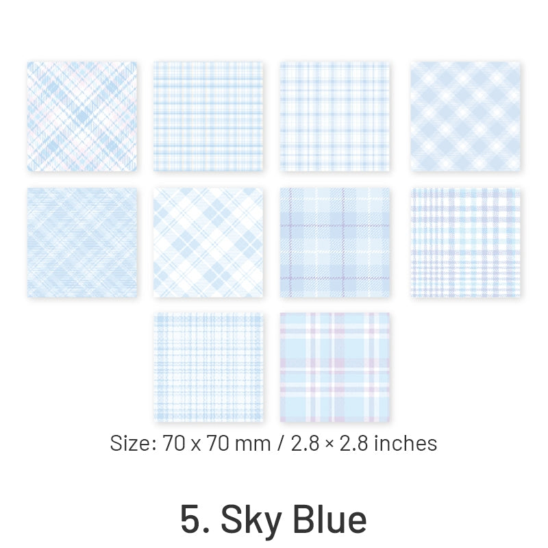 Plaid Notes Scrapbook Paper sku-5