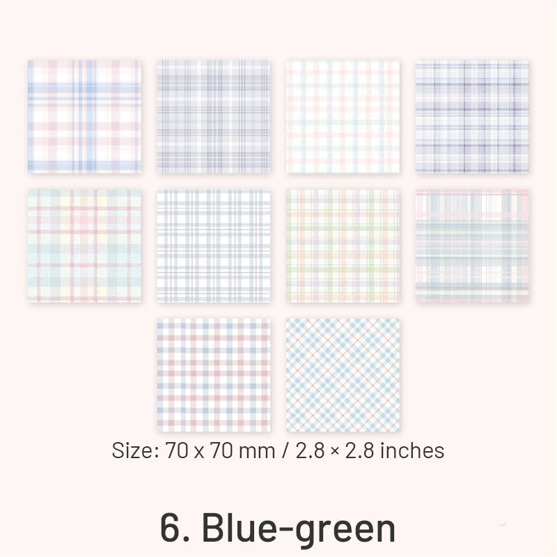 Plaid Notes Scrapbook Paper sku-6