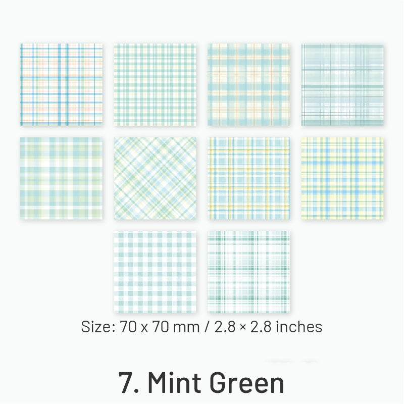 Plaid Notes Scrapbook Paper sku-7