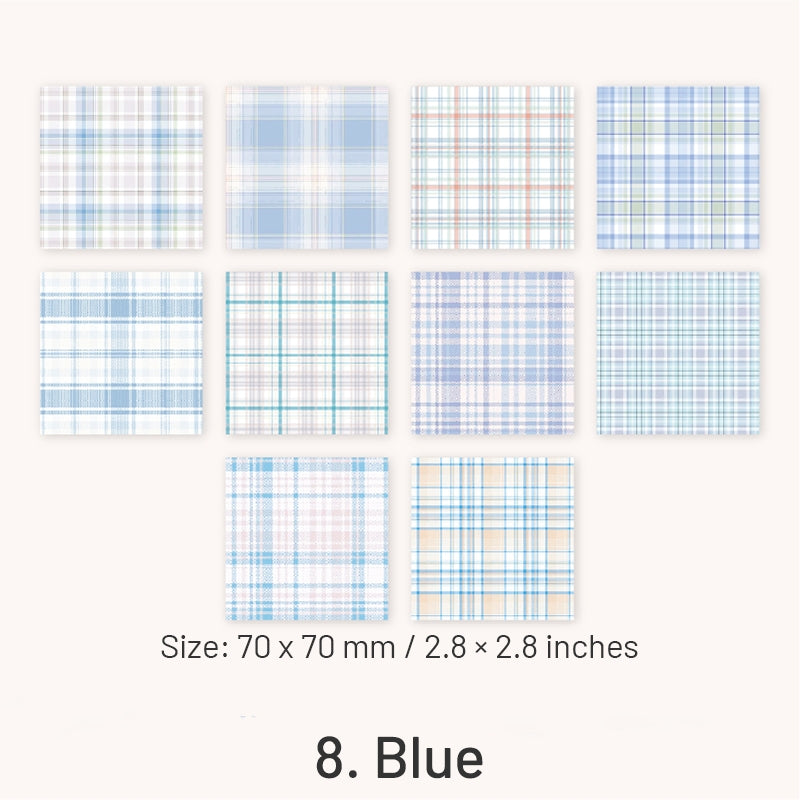 Plaid Notes Scrapbook Paper sku-8