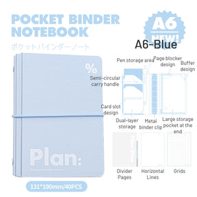 Plan with Pocket Series Simple Binder Planner sku-6