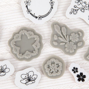 Plant and Flower EVA Foam Rubber Stamp Set (10 Pieces) b4