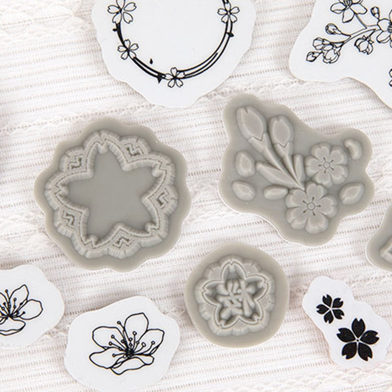 Plant and Flower EVA Foam Rubber Stamp Set (10 Pieces) b4