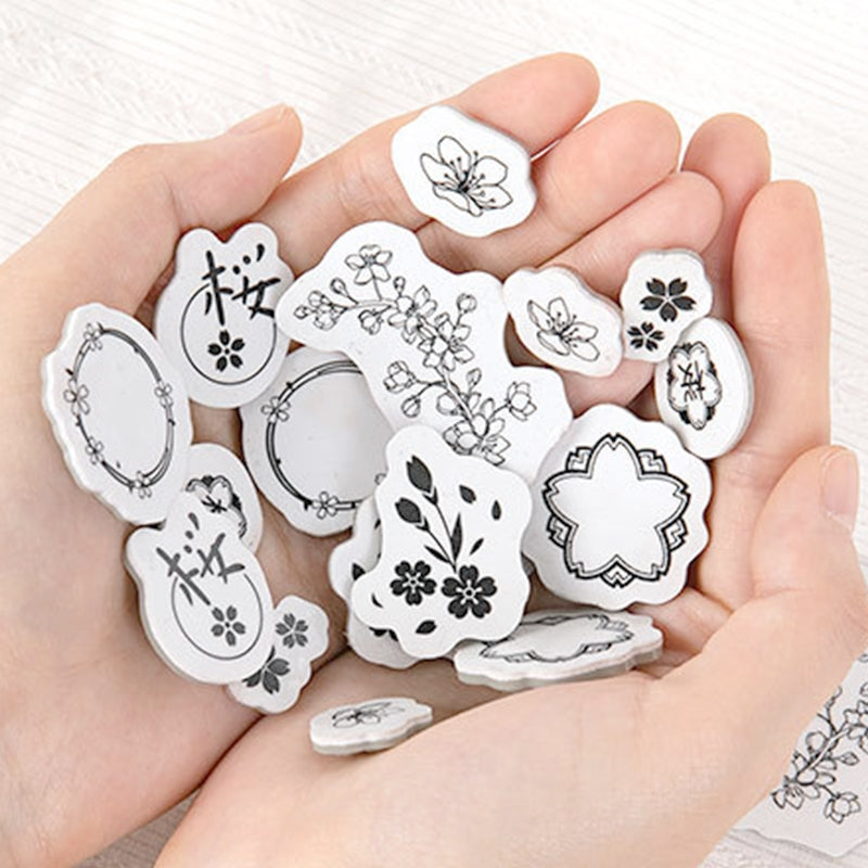 Plant and Flower EVA Foam Rubber Stamp Set (10 Pieces) b5