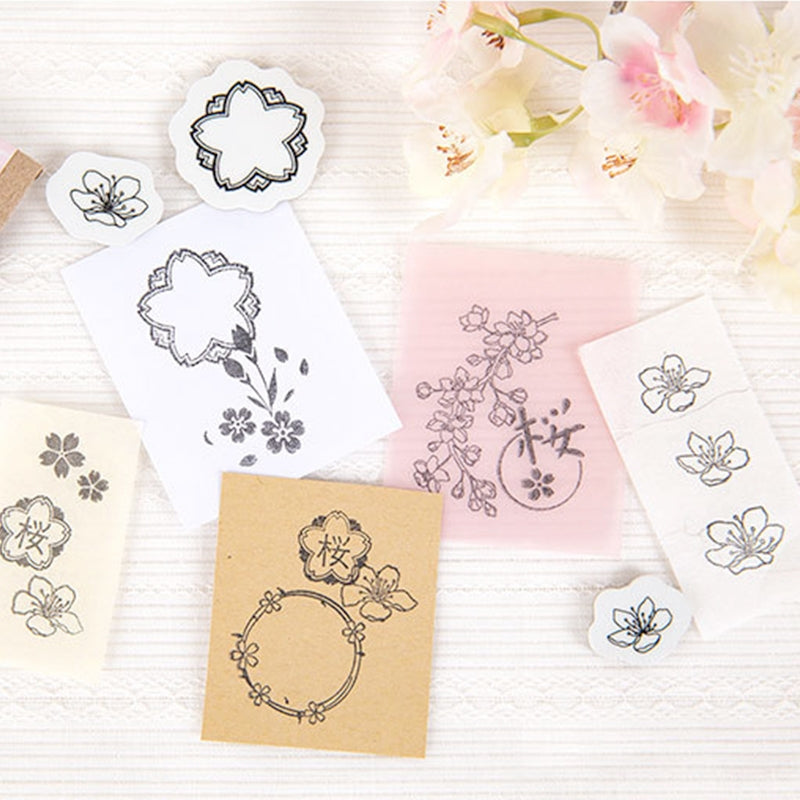 Plant and Flower EVA Foam Rubber Stamp Set (10 Pieces) b6