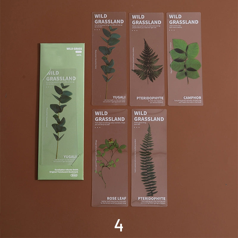 Plant and Flower PET Bookmarks - Sunflower, Daffodil, Rose sku-4