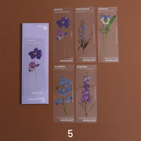Plant and Flower PET Bookmarks - Sunflower, Daffodil, Rose sku-5