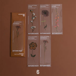 Plant and Flower PET Bookmarks - Sunflower, Daffodil, Rose sku-6