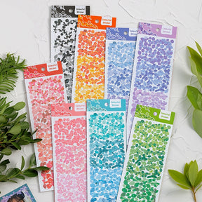 Plant Branch and Leaf  Holographic Vinyl Stickers a-