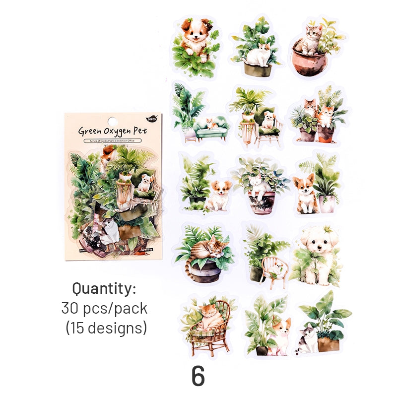 pot plant stickers Clear Plant & Pet Stickers - Decorative Transparent Labels
