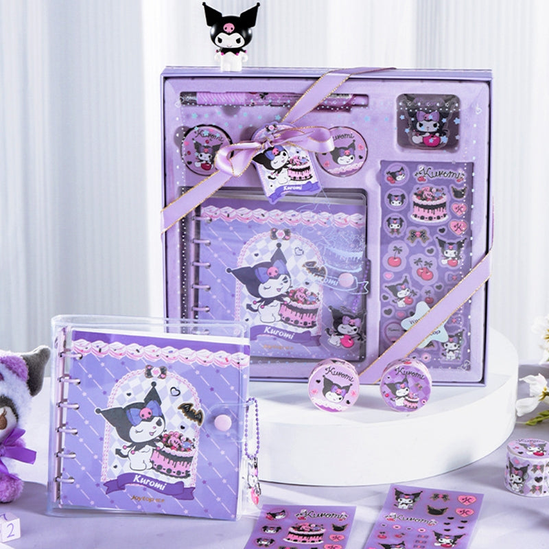 Plush Dolls and Food Square Crystal Journal Gift Box Set b2