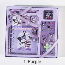 Plush Dolls and Food Square Crystal Journal Gift Box Set sku-1