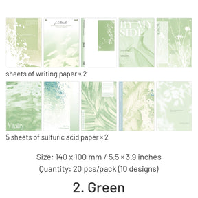 Poetry of Light Series Fresh Decorative Paper sku-2