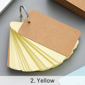 Portable Ring Buckle Colored Blank Loose-Leaf Notebook sku-2
