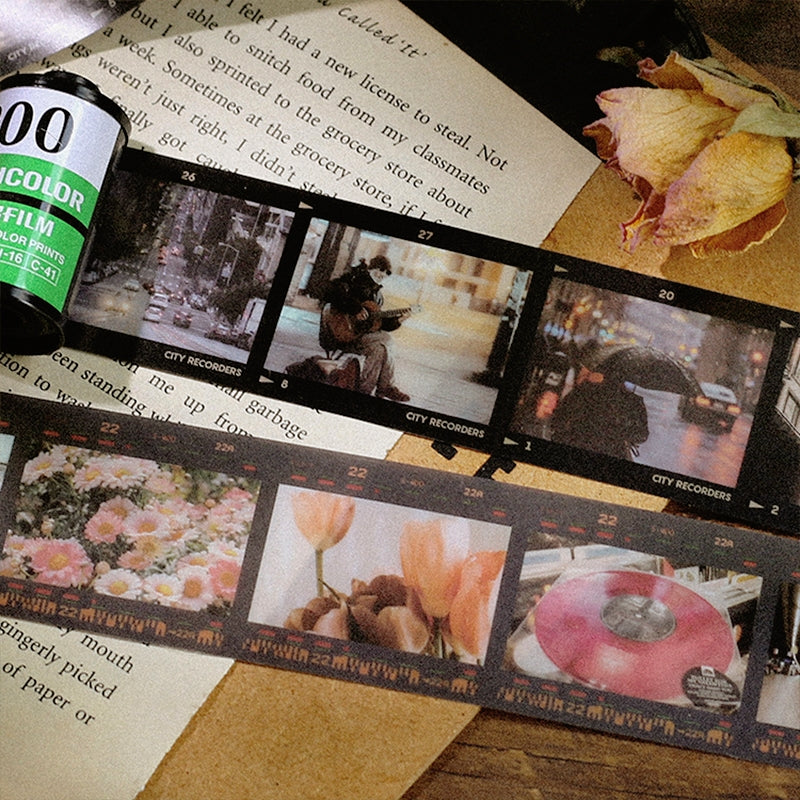 Press the Shutter 36 Times Series Artistic Film PET Tape b