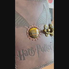 HP Wizard Magic Gold Snitch Carnet Kraft rétro