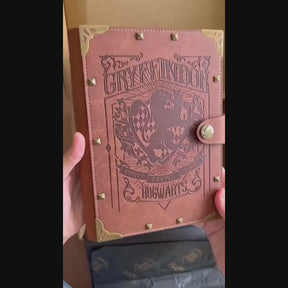 HP Wizard Magic Hogwarts School Vintage Loose-Leaf Notebook