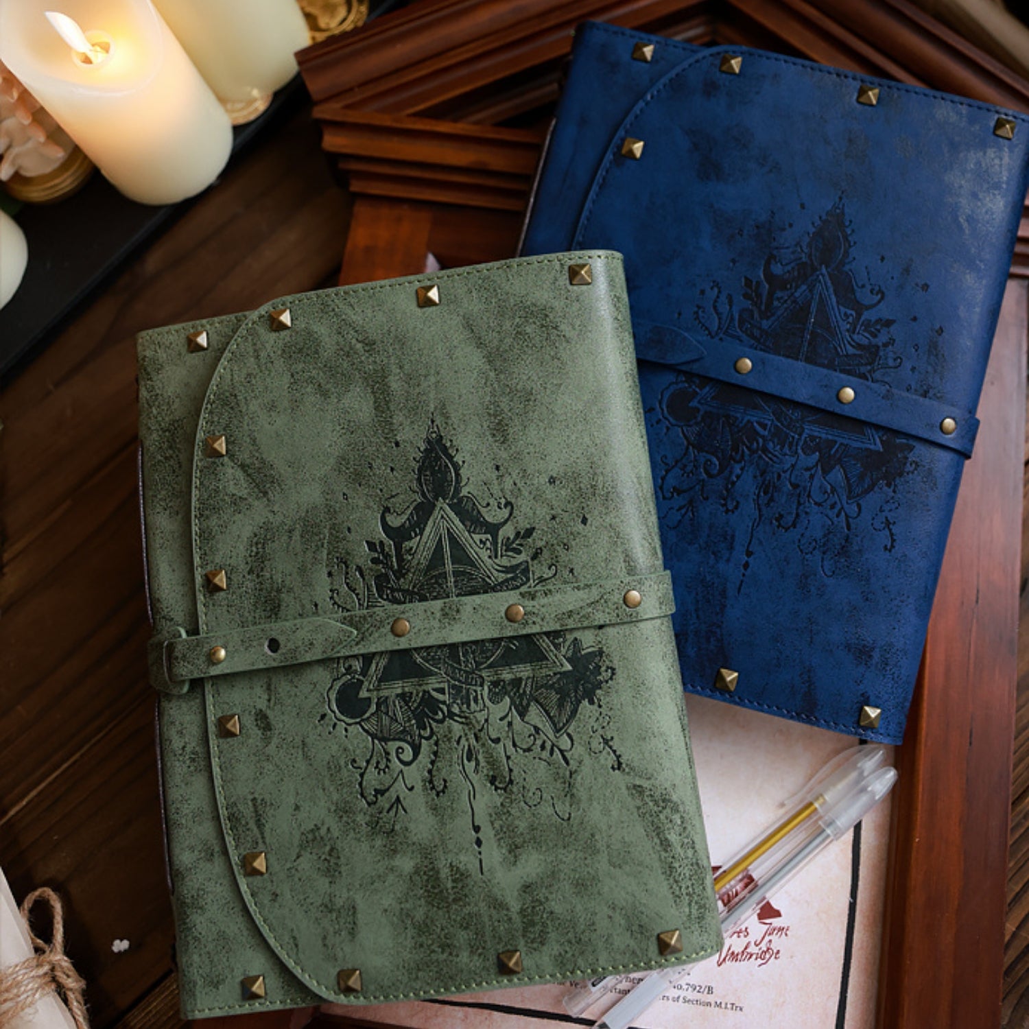 PU Vintage Deathly Hallows Magic Notebook - 4