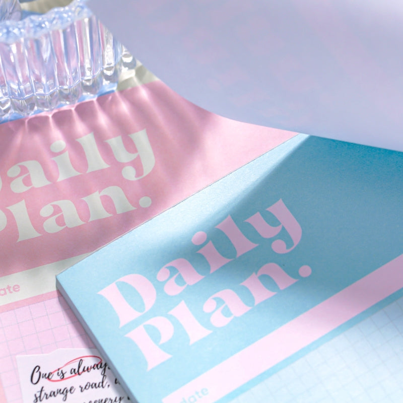 Rainbow Aroma Series Simple Grids Scratch Paper Notepad c