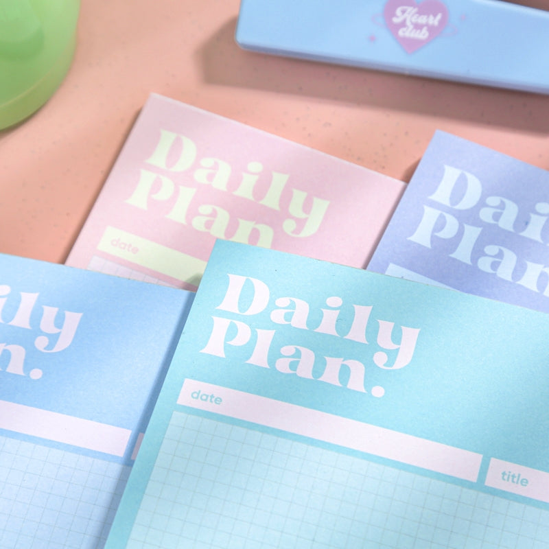 Rainbow Aroma Series Simple Grids Scratch Paper Notepad c2