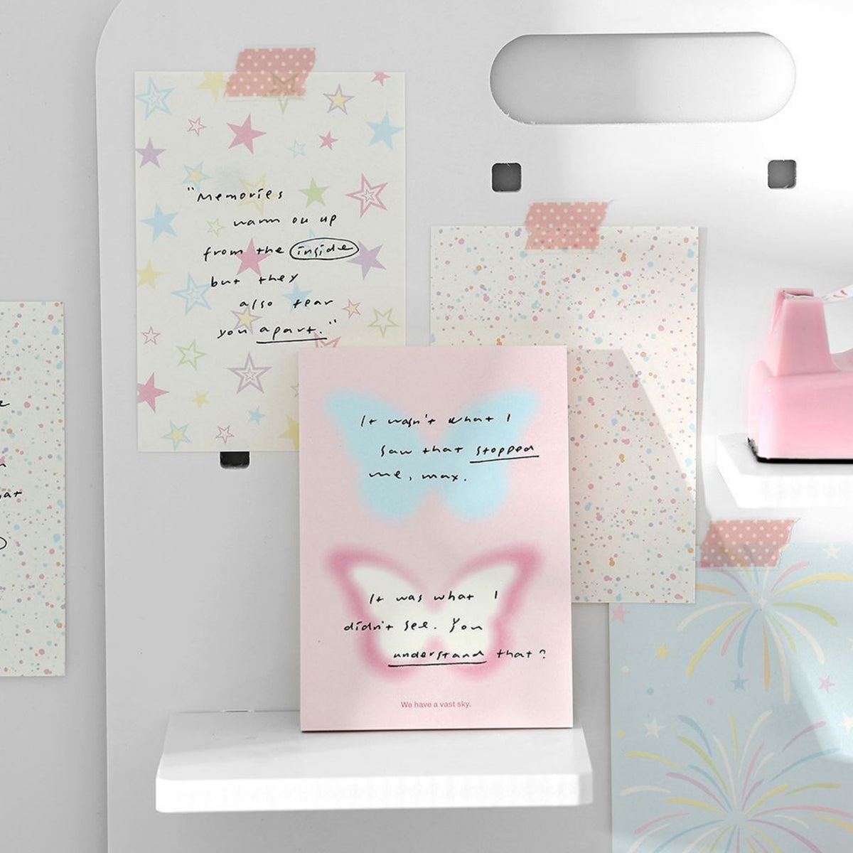 Rainbow Street Photography Series Small Fresh Message Notepad 1
