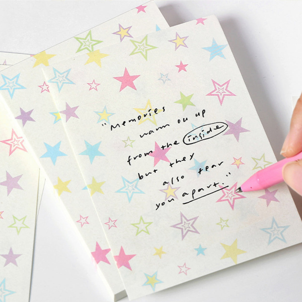 Rainbow Street Photography Series Small Fresh Message Notepad 17